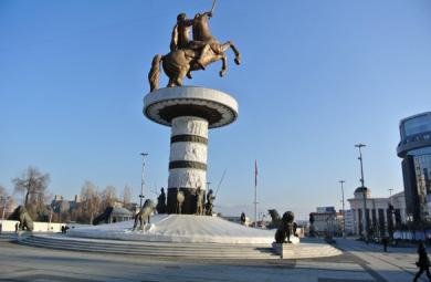 Standbeeld Macedonie