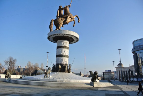 Standbeeld Macedonie